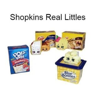 Shopkins Real Littles Mini Figures Foodies Breakfast Minis Toy Bundle NWOT